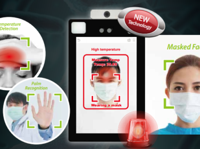 Touchless Biometric Solution with Mask & Body Temperature Detection